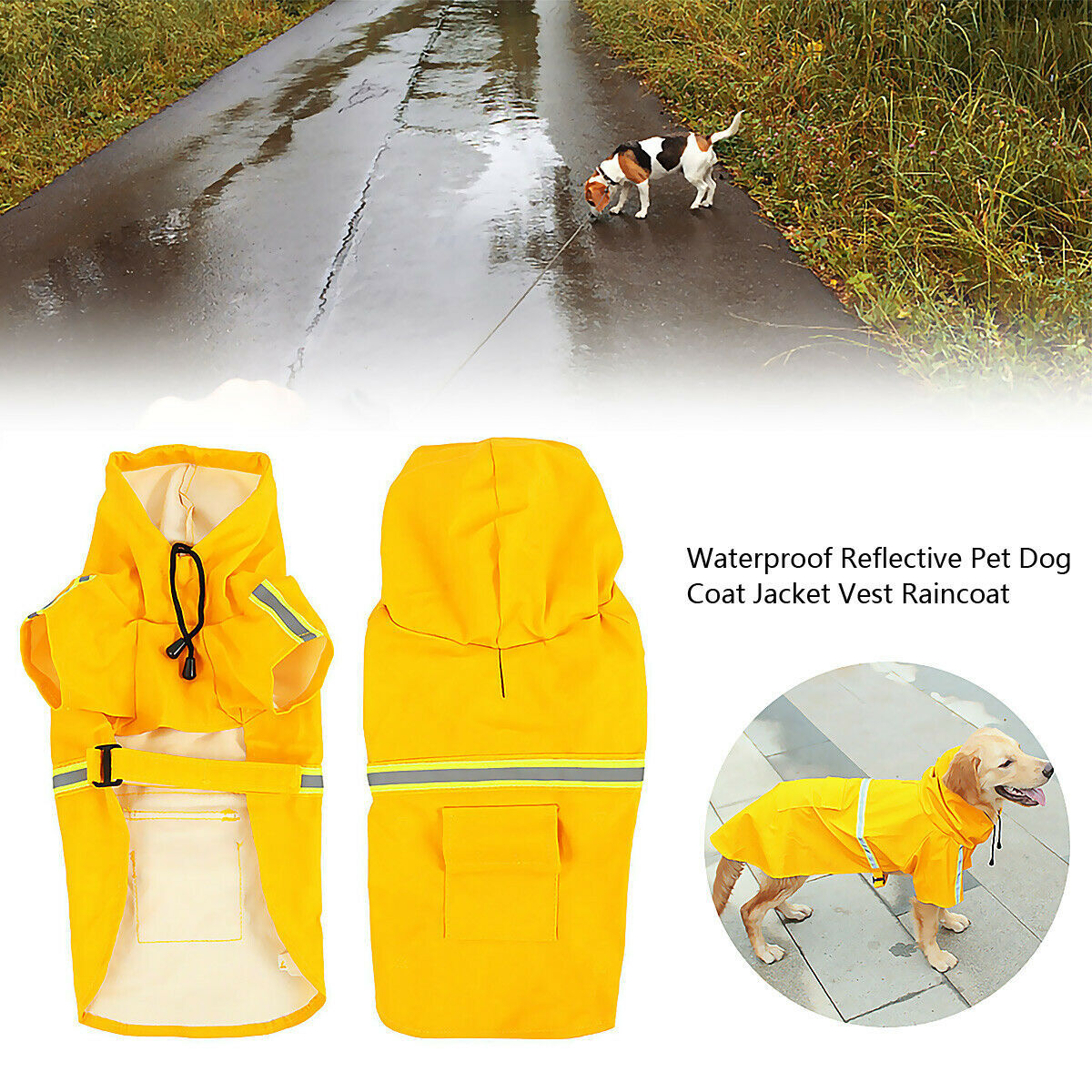 Regenmantel für Hunde